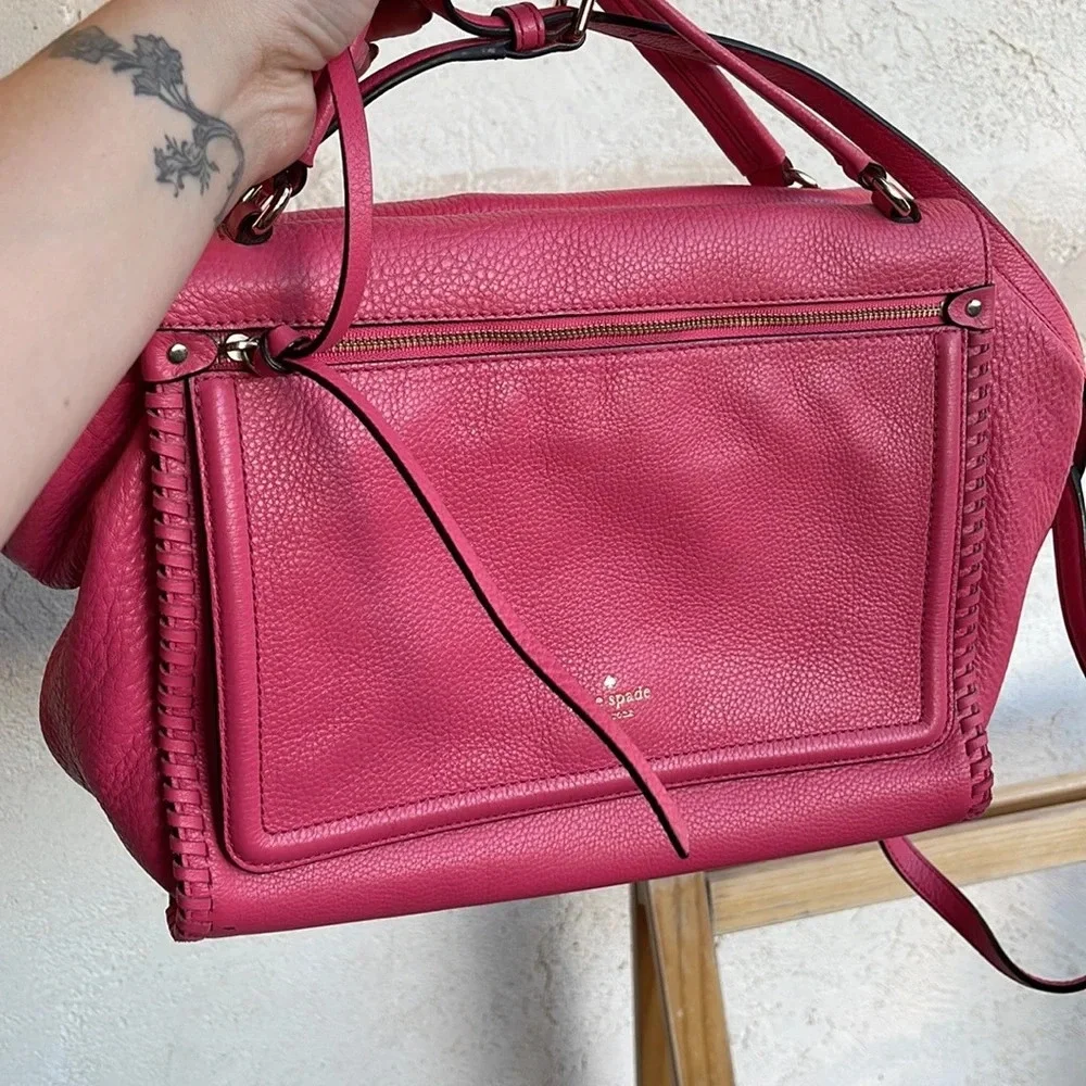 KATE SPADE - Maisie pink satchel -EUC
